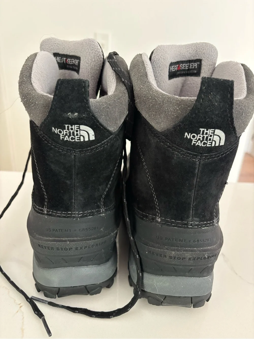 The North Face Black Waterproof Insulated Snow Boots Mens US Size 10